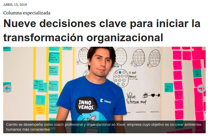 Nueve decisiones clave para iniciar la transformación organizacional