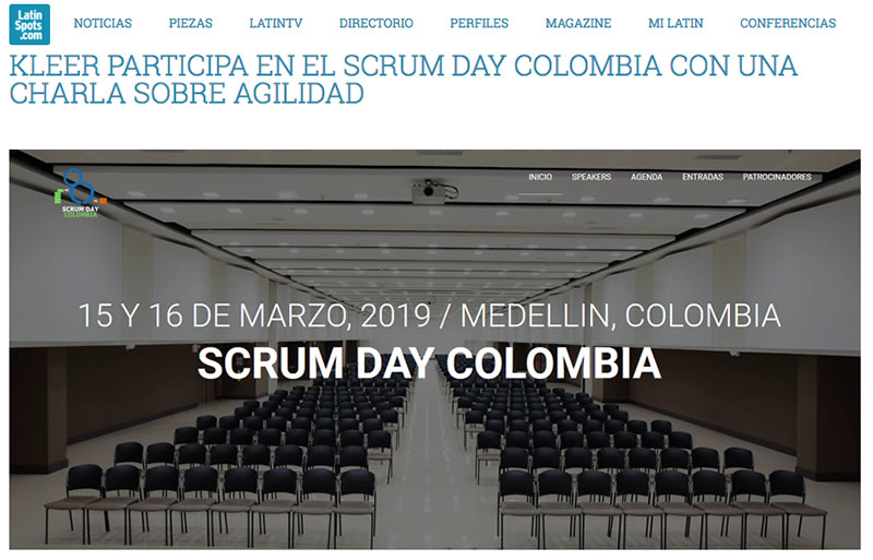 Kleer participa en el Scrum Day Colombia con una charla sobre agilidad